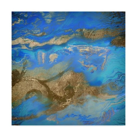 Color Bakery 'Cobalt Sea' Canvas Art,24x24